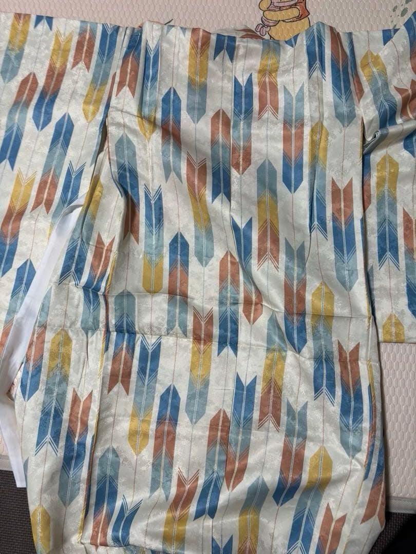 七五三 着物一式 青色刺繍付き