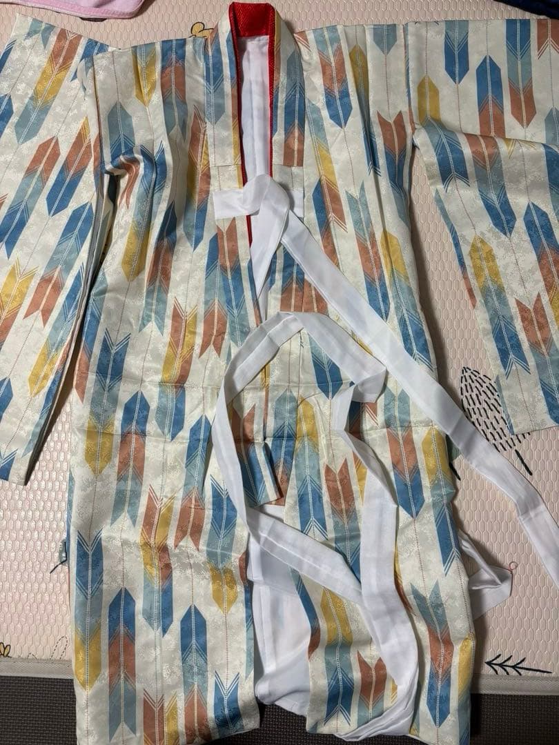 七五三 着物一式 青色刺繍付き