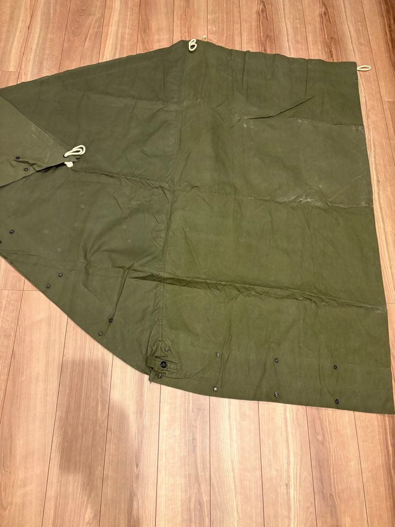 軍幕　米軍　USパップテント シェルターハーフ　85年会計　幕1枚　状態◎