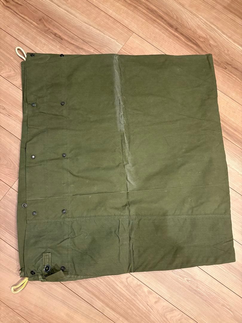 軍幕　米軍　USパップテント シェルターハーフ　85年会計　幕1枚　状態◎