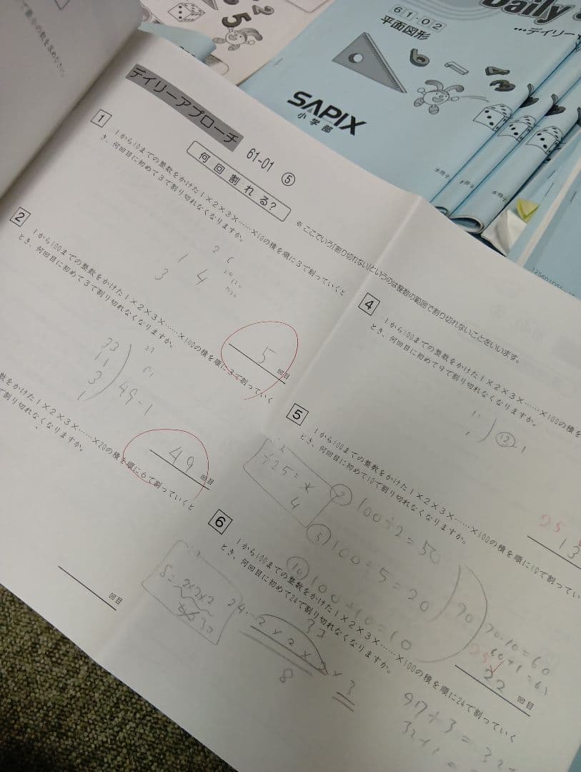 サピックス6年　開成対策/α/ 2026年受験　年間/WS /土特日特/冬期正月