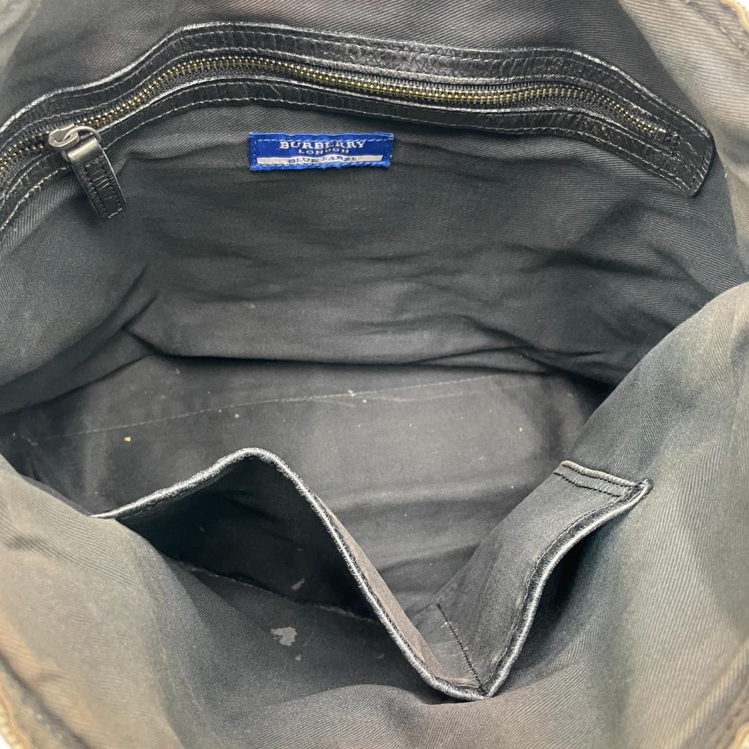 BURBERRY ワンショルダーバッグ キャンバス ブルーレーベル ホースロゴ