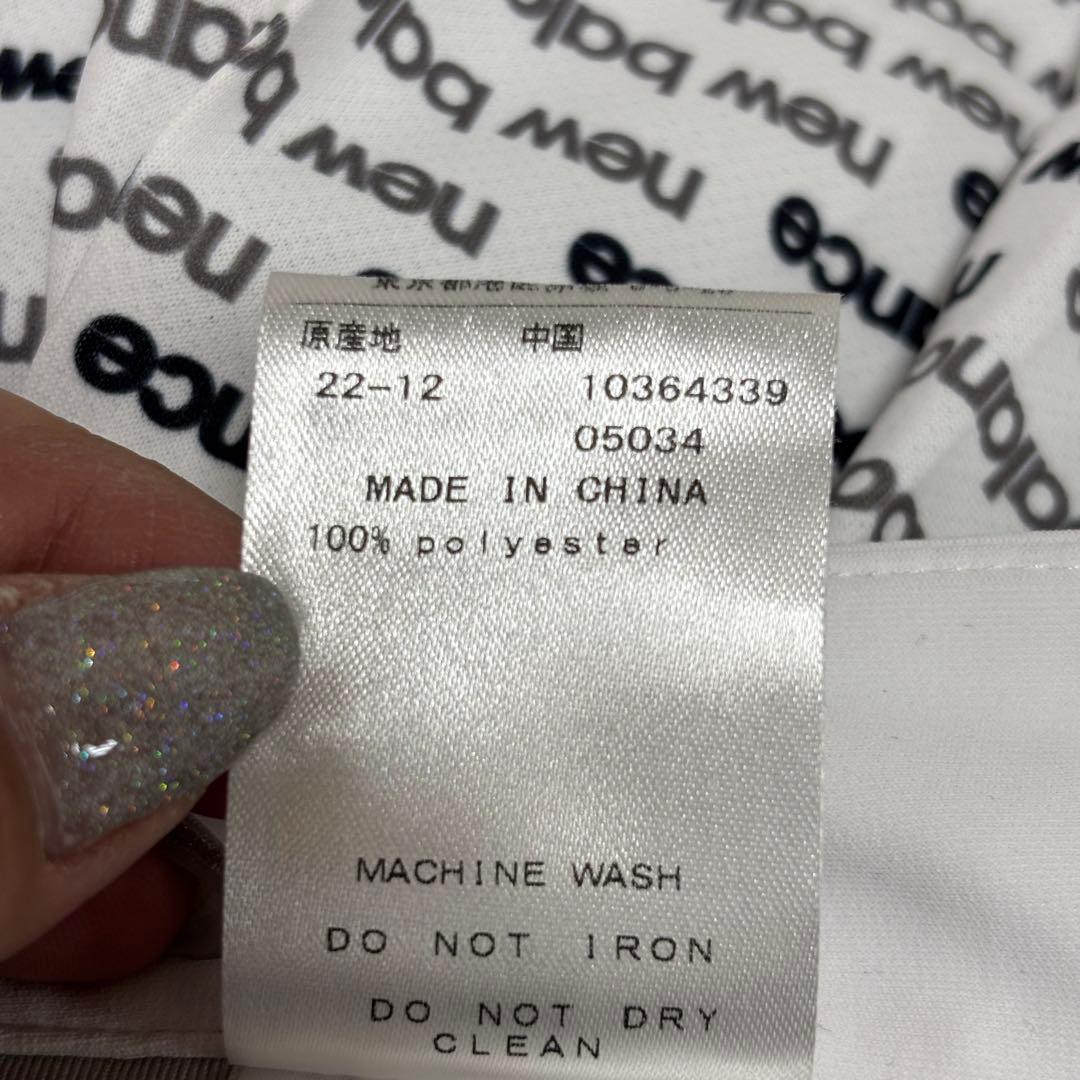 ★美品★ new balance ゴルフウェア スカート ホワイト/ブラック