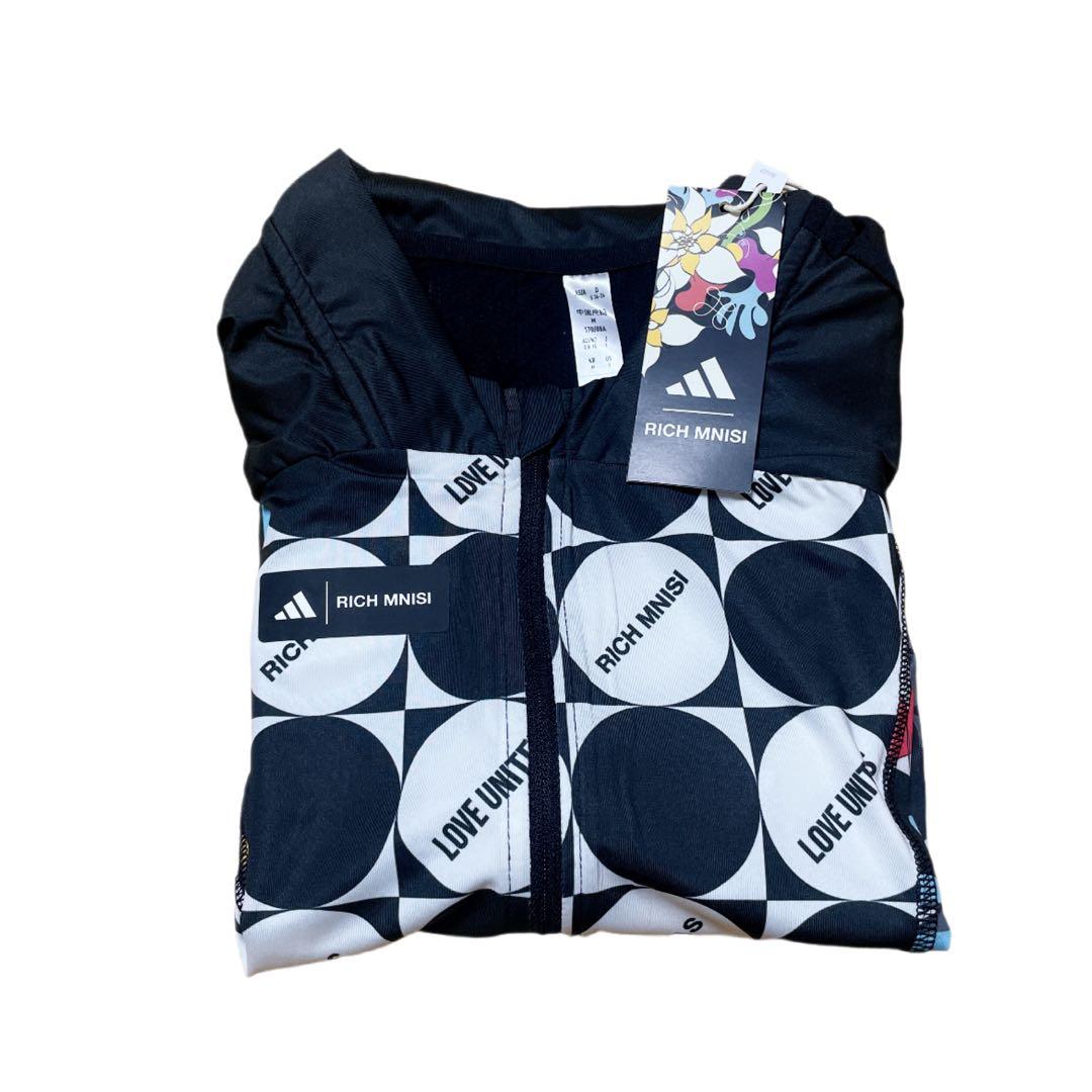 adidas × RICH MNISI コラボ　サイクルジャケット　総柄　ラス1
