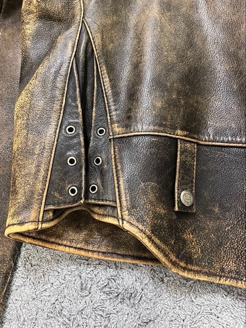 W.R.D CHEVIGNON ライダース L 古着 ライダースジャケット