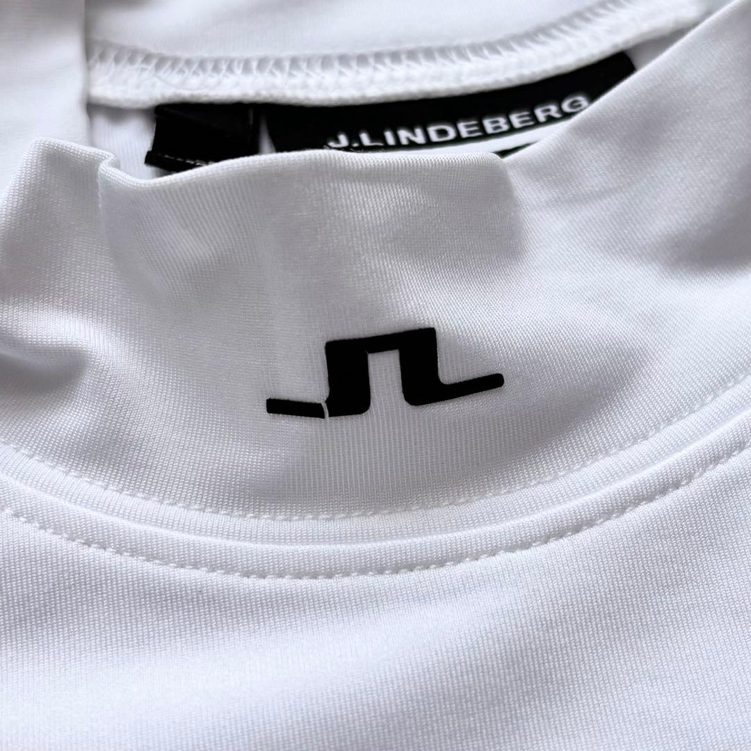 J.LINDEBERG ジェイリンドバーグ モックネックシャツ ストレッチ ロゴ