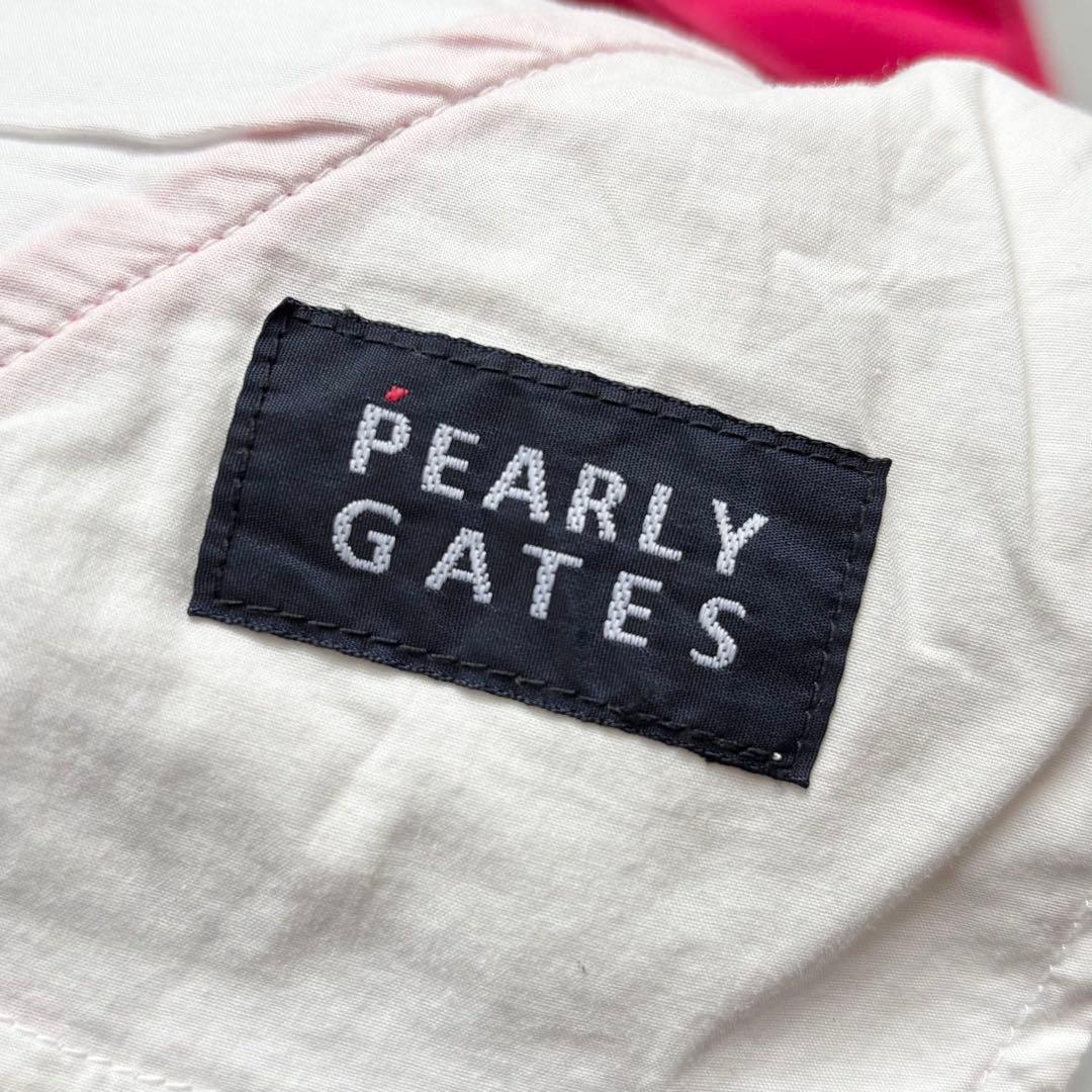 PEARLEY GATES パーリーゲイツ ストレッチロングパンツ ワッペン