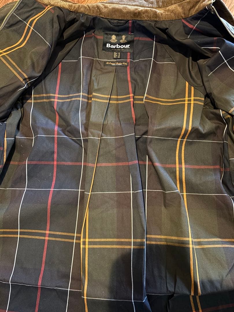 な*な様 Barbour オリーブグリーン ロングコート