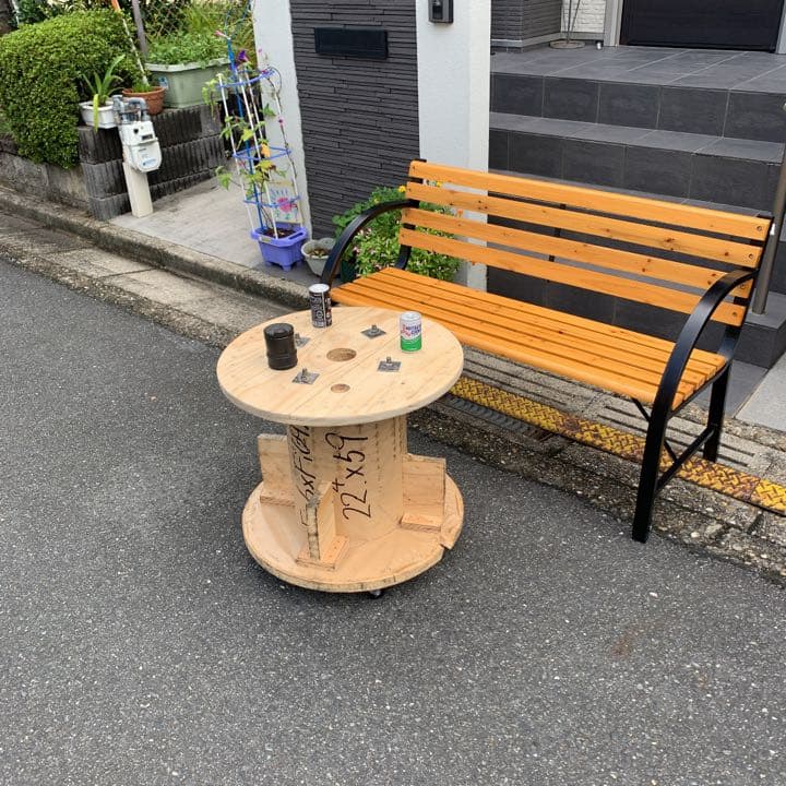 手作りテーブル