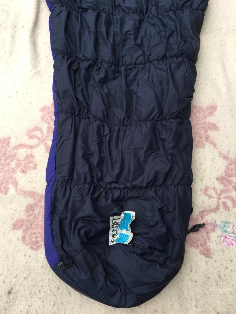 ☆モンベル 寝袋 バロウバッグ スーパーストレッチ #5 青 1121702