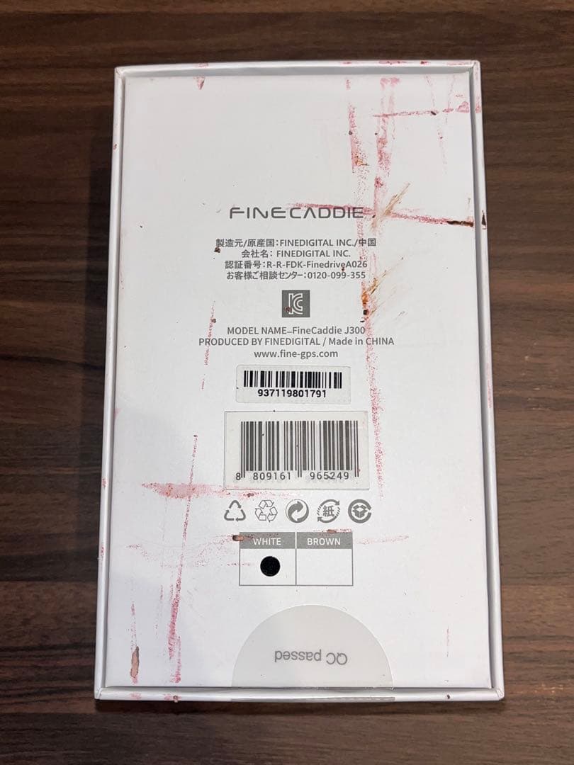 FINE CADDIE J300 ゴルフ用距離計（ファインキャディ）