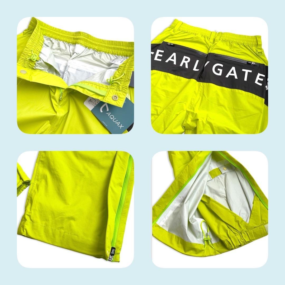 743 パーリーゲイツ 定価61,600円ビックロゴ レインウェアネイビー0 S