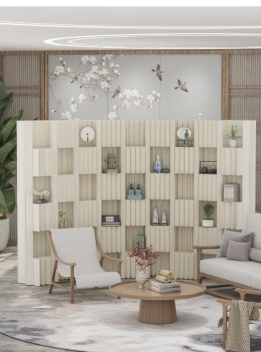 折りたたみ パーテーション 間仕切り高さ2ｍ長さ4-5ｍ目隠し区切り組立不要