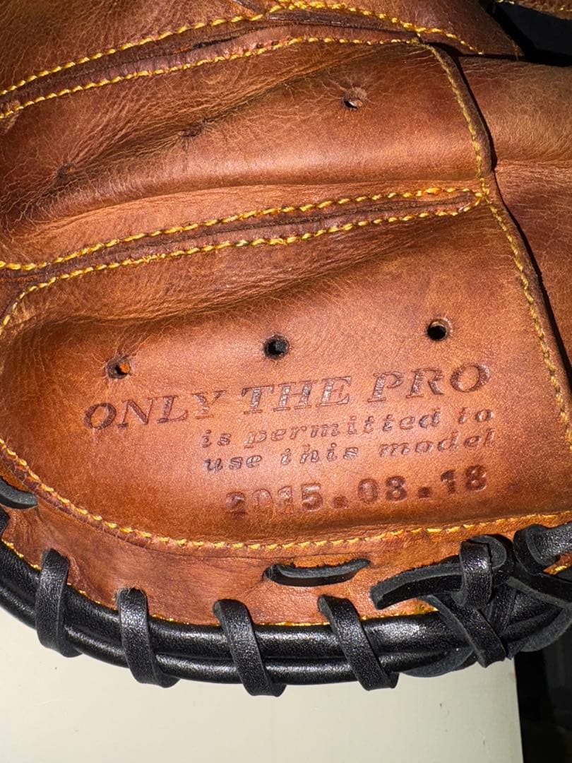 ハタケヤマ硬式キャッチャーミットオーダー　リペア品