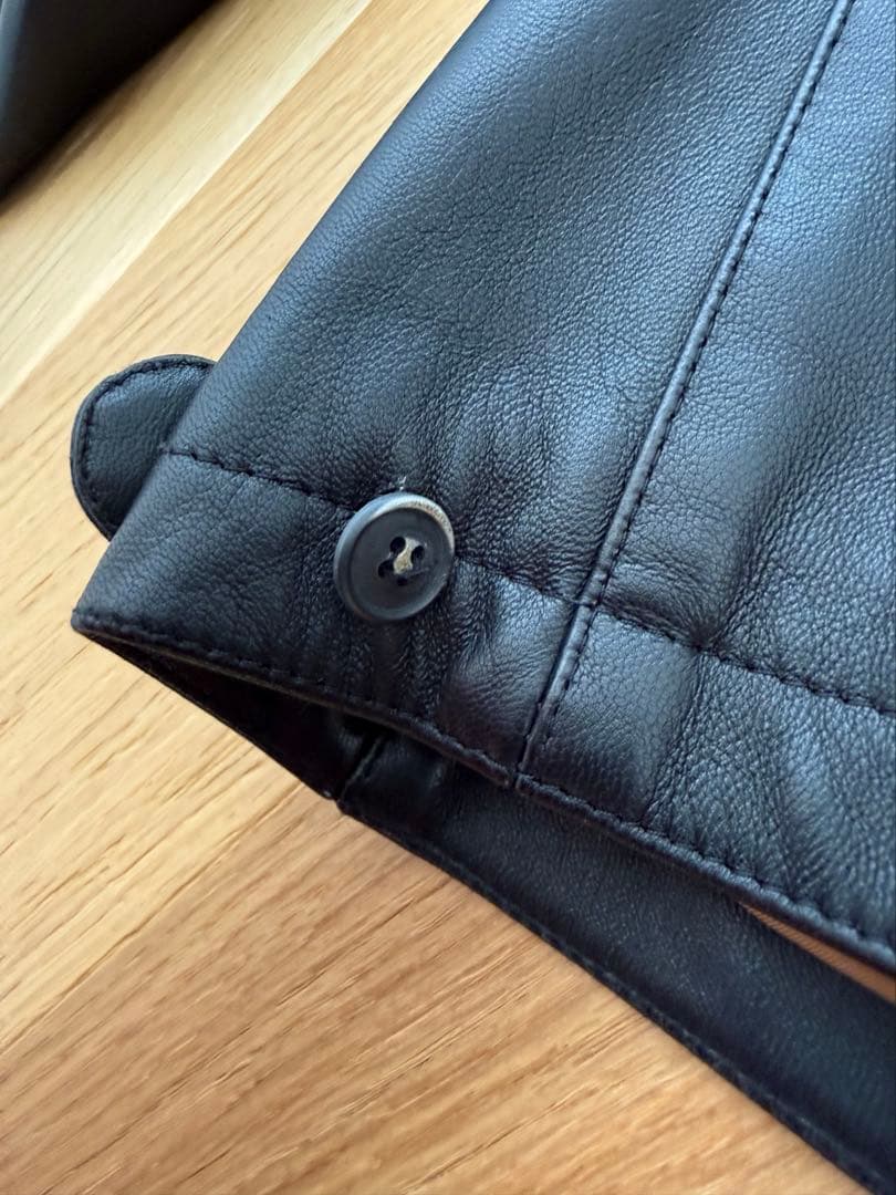 CINQUANTA スタンドカラー シングルライダース サイズ希少52