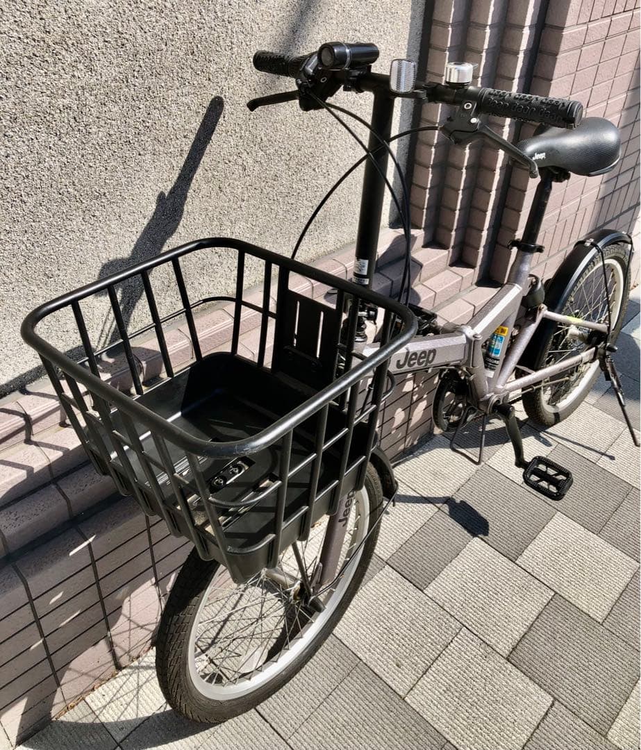 ジープ　JEEP 20型 折りたたみ自転車 6段変速 後サス　東京