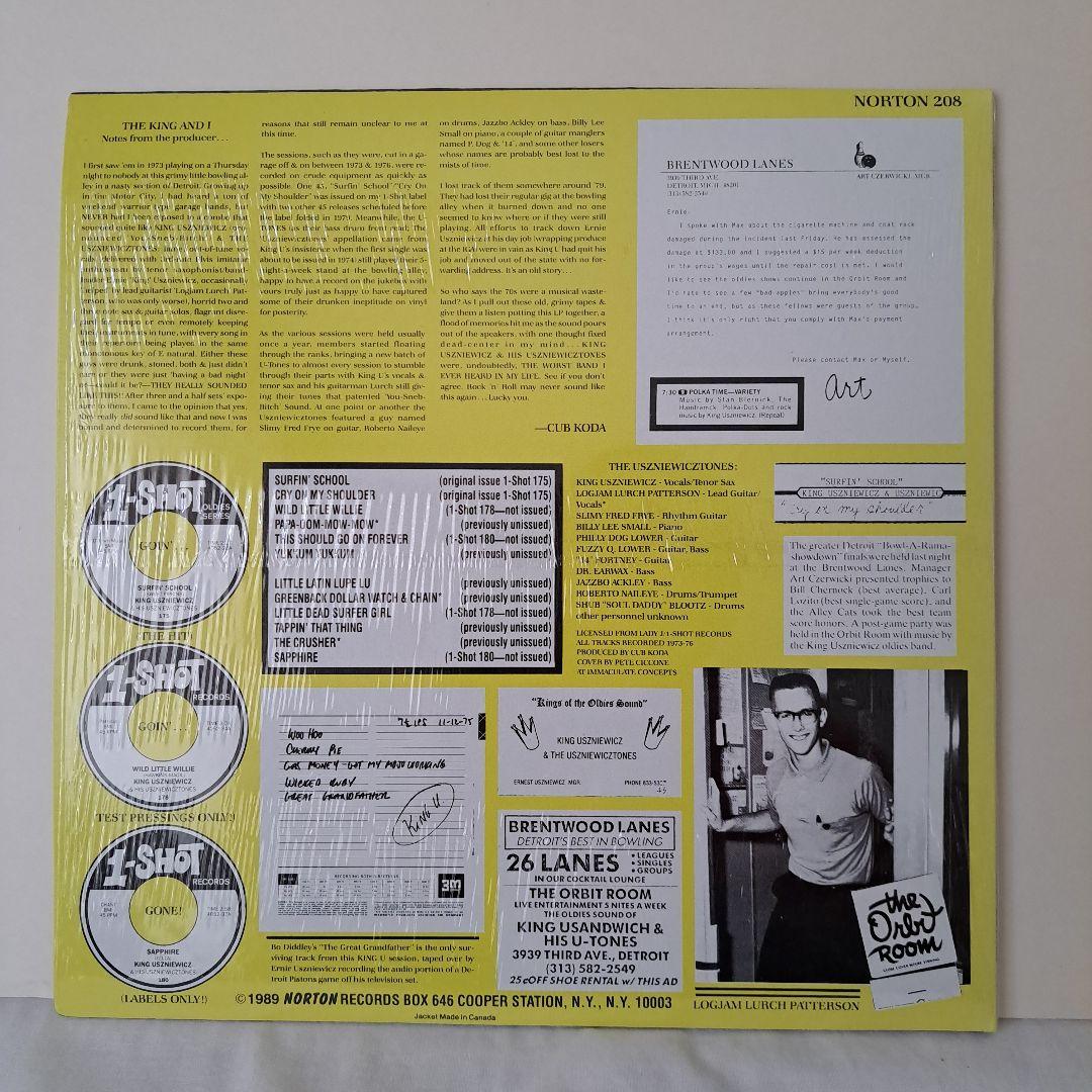 【名曲カバー ガレージパンク LP】King Usznewicz Cramps