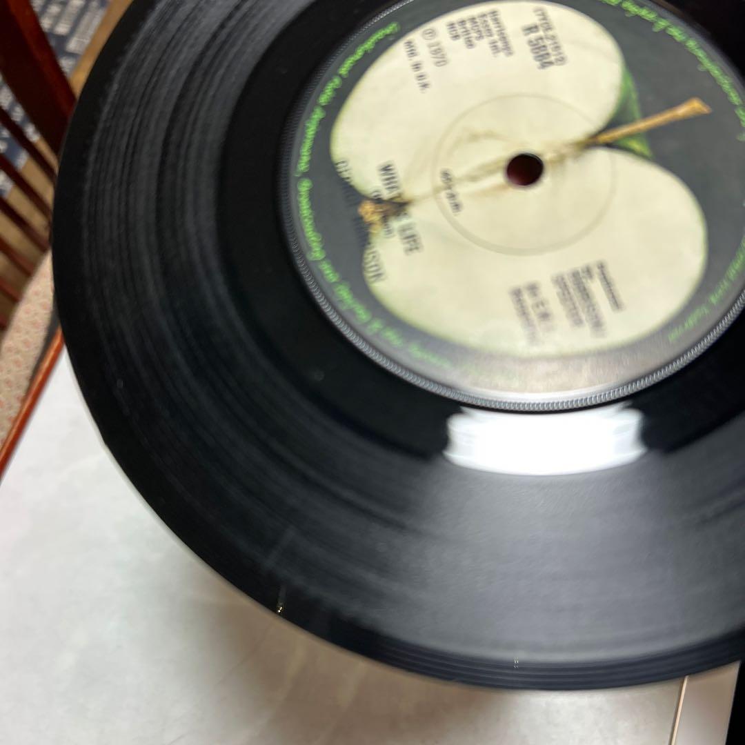 ジョージハリスン／71年UKオリジナル盤／雑音少・美盤美品／ビートルズ／