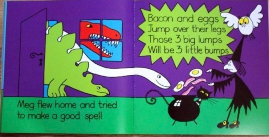 【CD付き】Meg and Mog イギリス定番の英語絵本　9冊と朗読CD1枚