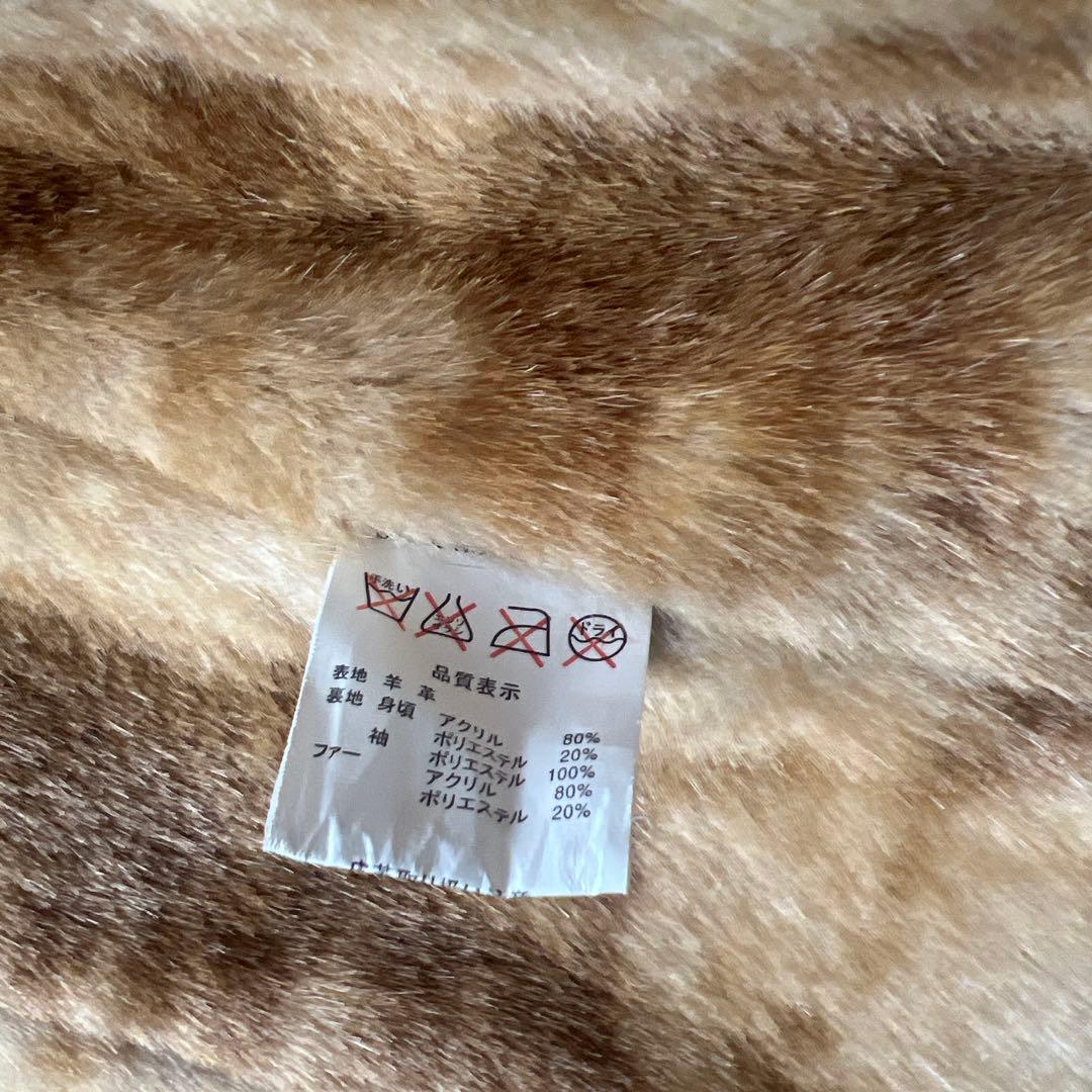 AVIREX　B-3　レザーフライトジャケット　羊革　バイカラー　フード　M