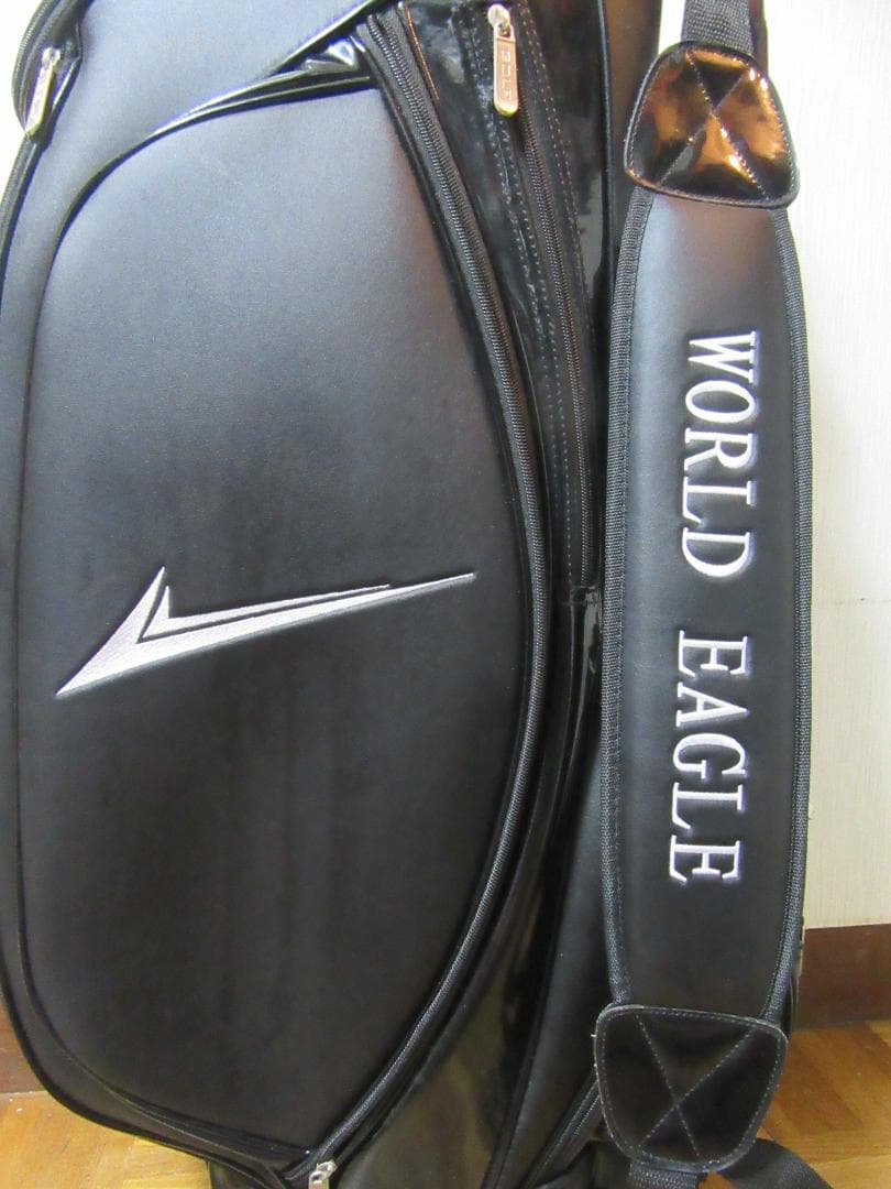★ワールドイーグル★WORLD EAGLE★ゴルフ.バック★黒★フードなし★