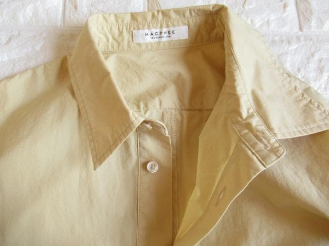 トゥモローランド 定価2.5万 羽織も◎ ロング シャツ ワンピース イエロー