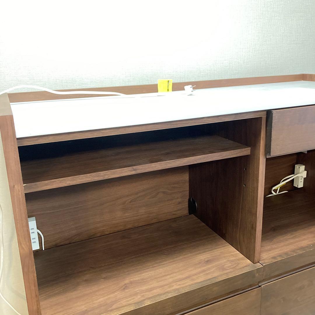 高級感抜群★背面化粧キッチンボードカウンター