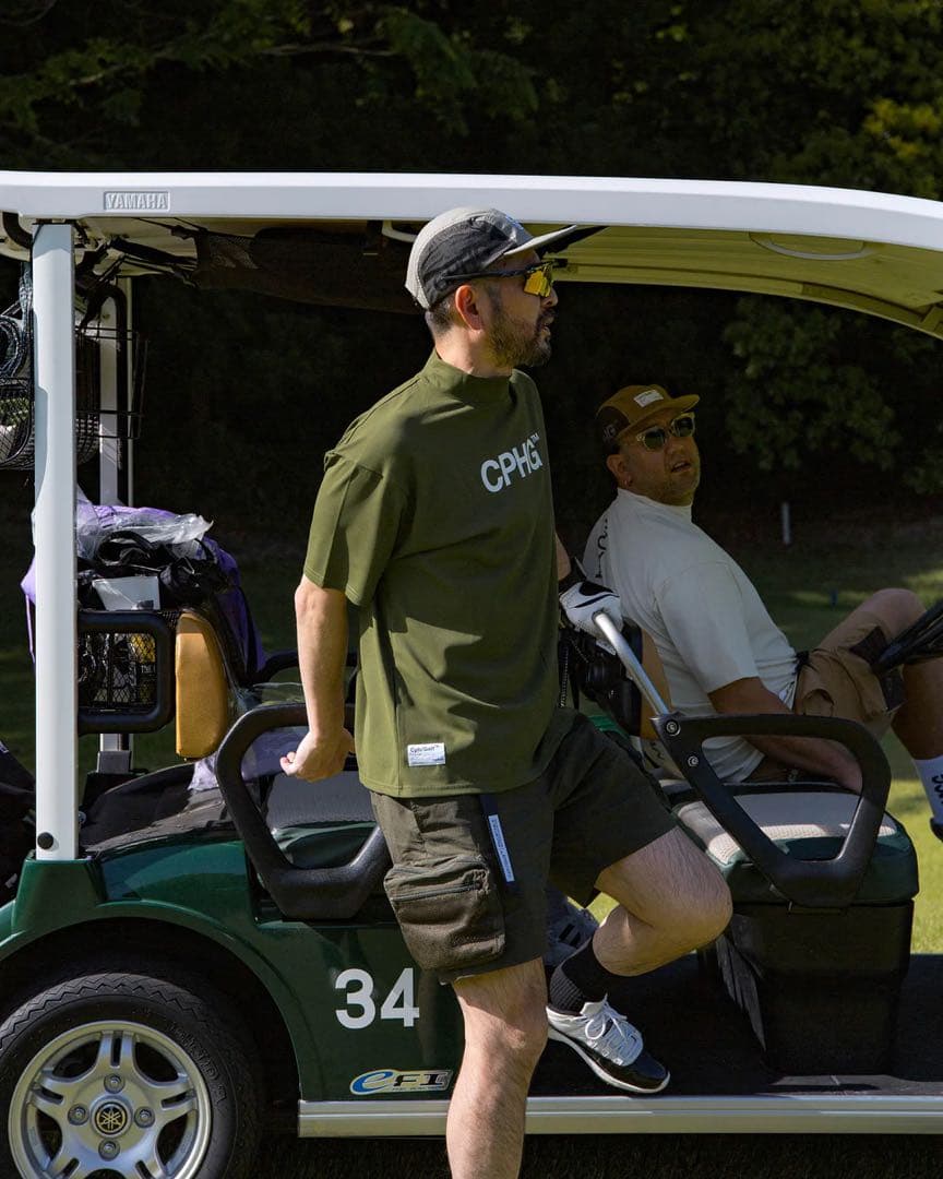 キャプテンズヘルム ゴルフ　モックネック　シャツ