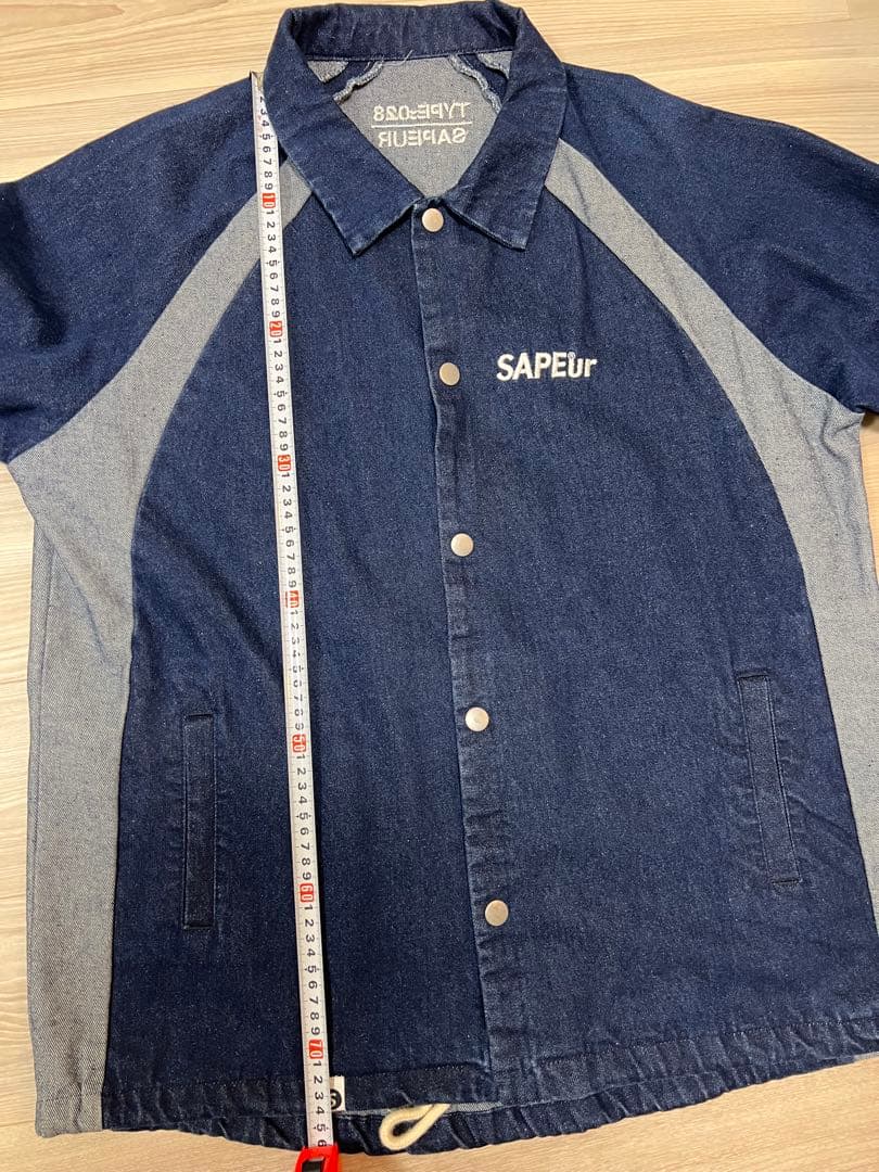 SAPEur デニムジャケット　コーチジャケット