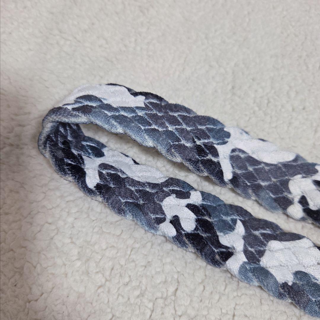 パーリーゲイツ 編み込みベルト 白×グレー メッシュベルトゴルフ ユニセックス