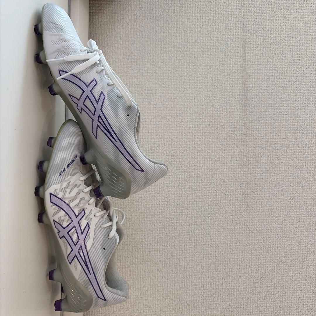 ASICS Hyper FF サッカーシューズ ホワイト/パープル