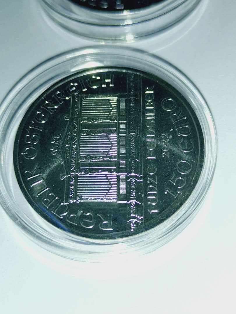 ウィーン・フィルハーモニー 銀貨 3枚セットケース付き