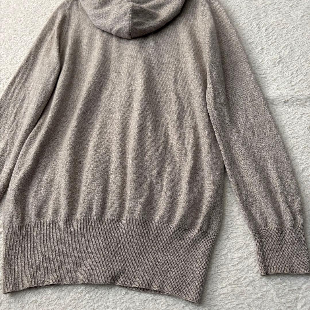 【美品】DAMA collection ニット　パーカー　カシミヤ100% L