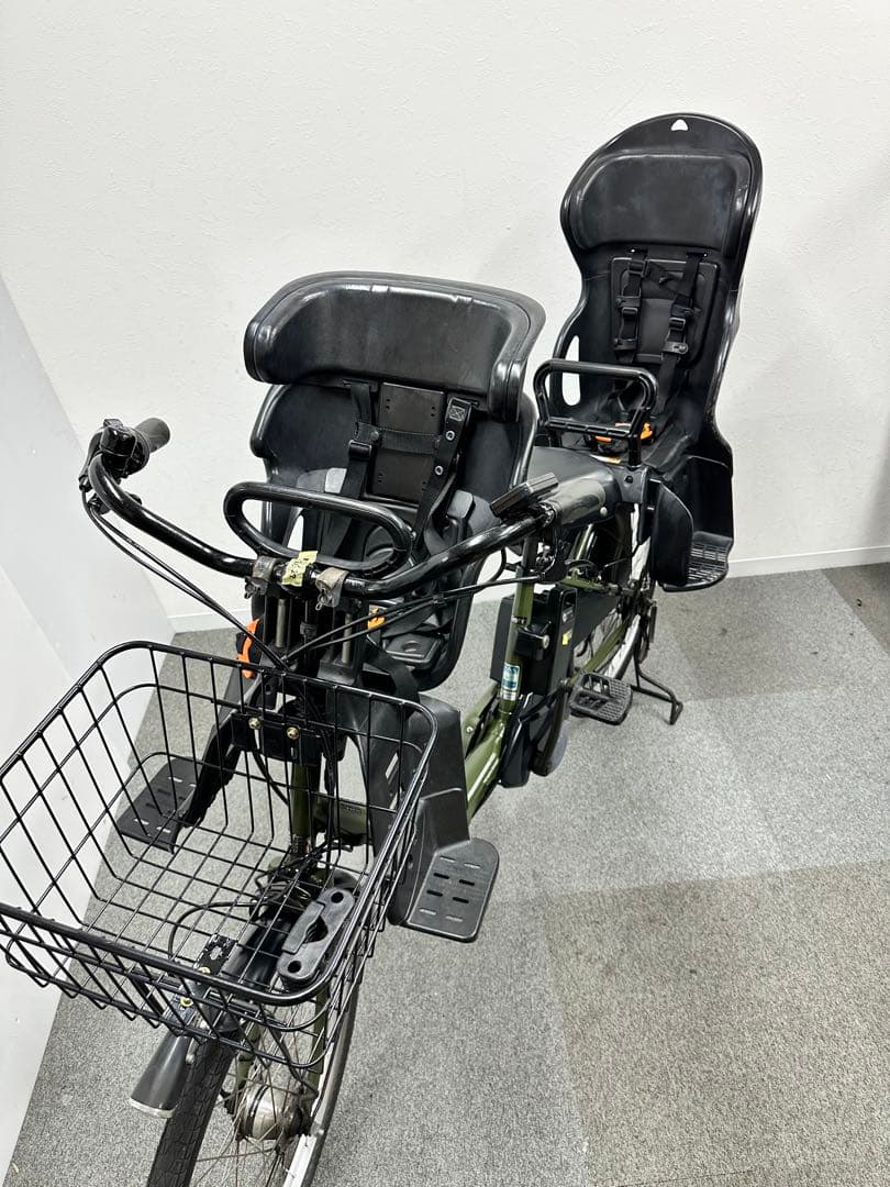 3人乗り電動アシスト自転車　パナソニック製　22インチ子供乗せシート付き　買い得