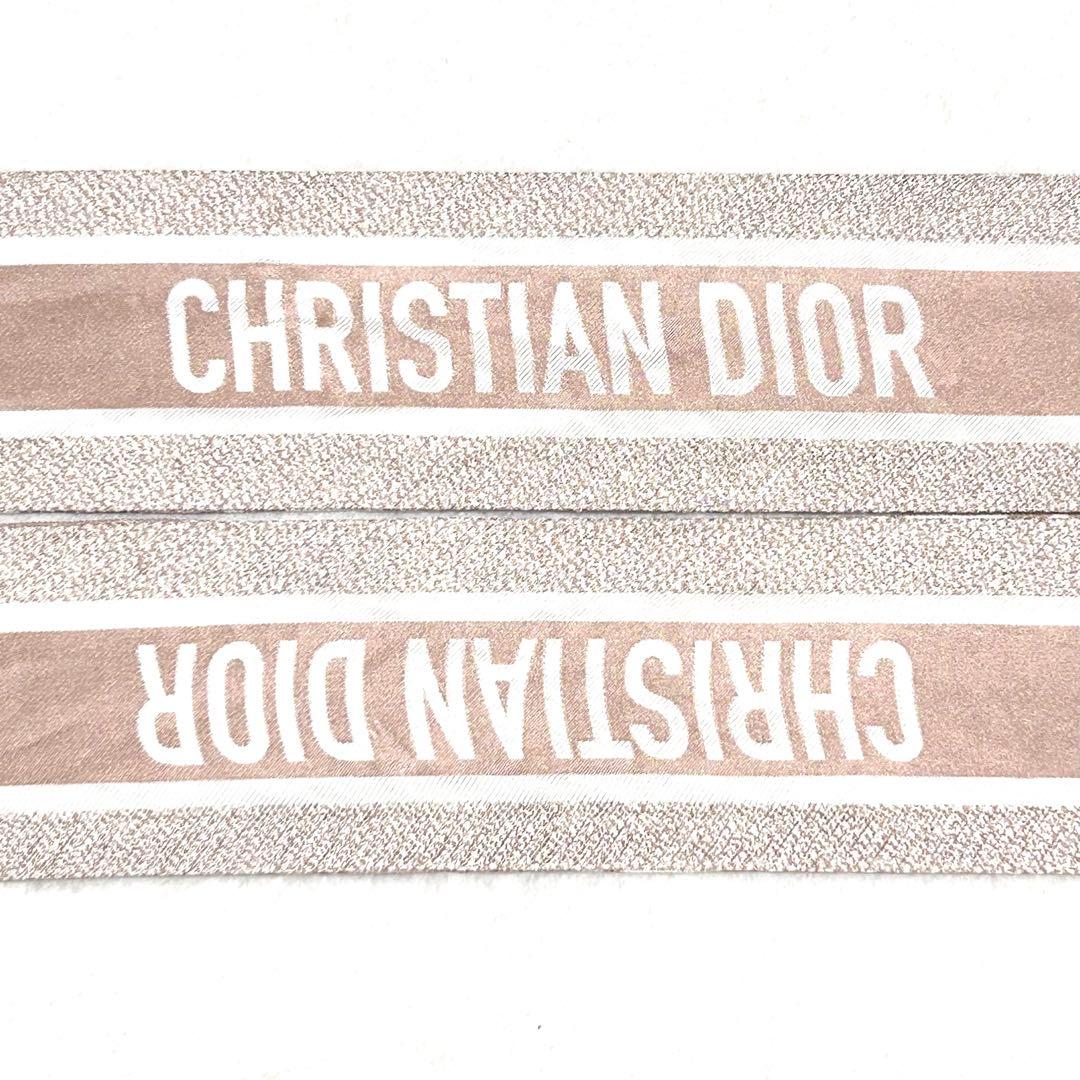 【美品／訳あり】Dior ミッツァ　オブリーク　トロッター　ピンク　ベージュ