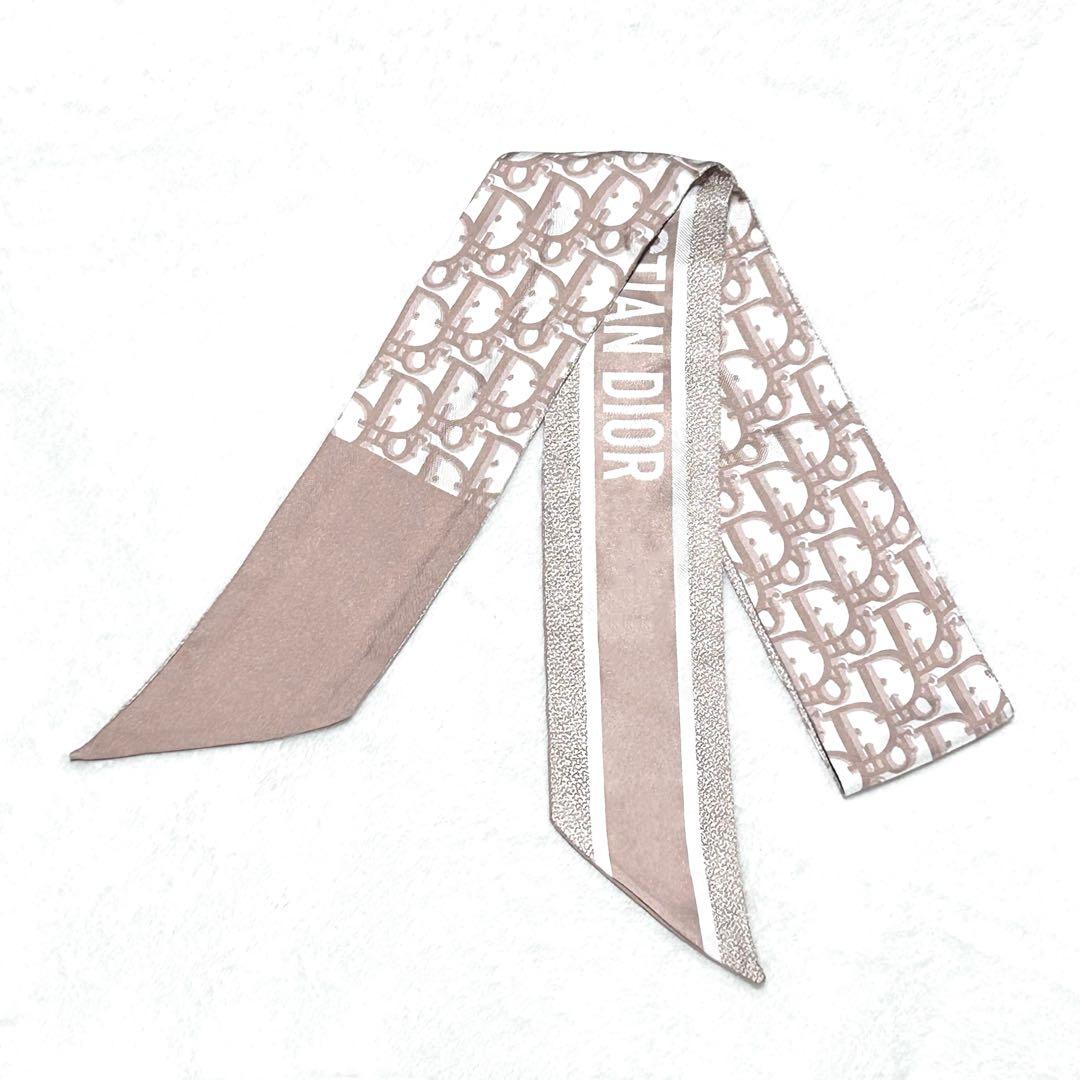 【美品／訳あり】Dior ミッツァ　オブリーク　トロッター　ピンク　ベージュ