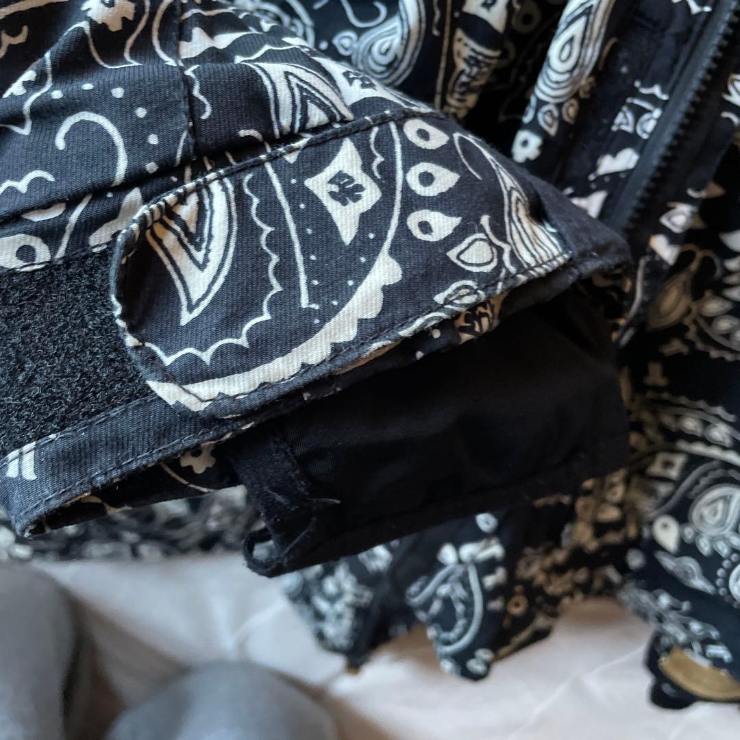 激レア　テックナイン　ペイズリー柄スノーボードジャケット　L