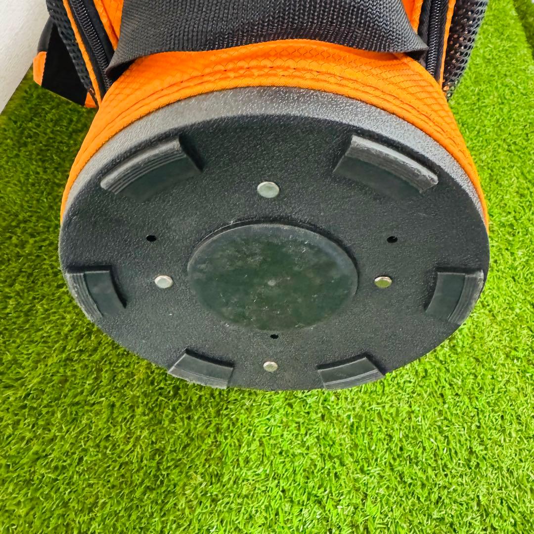 【美品】SRIXON キャディバッグ オレンジ ドリンクホルダー付き