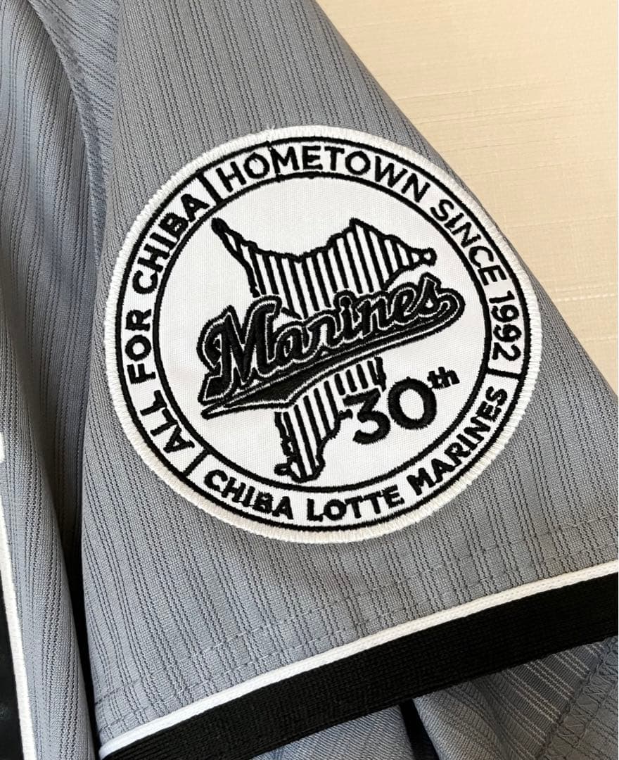 ロッテ 安田尚憲 CLMユニフォーム 2022 Mサイズ 30周年ワッペン