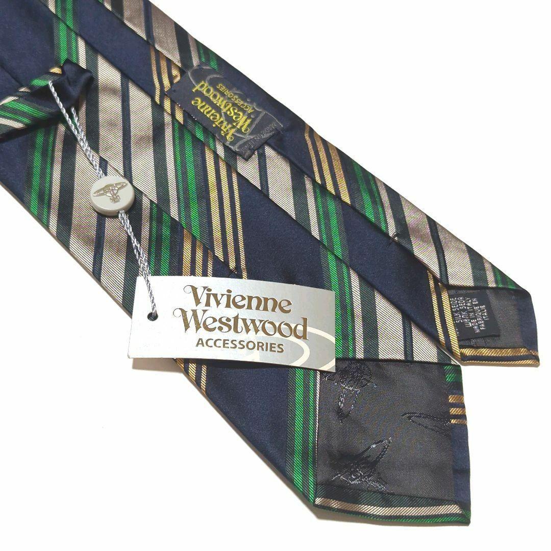 新品・未使用 ヴィヴィアンウエストウッド ネクタイ ストライプ オーブ 高級