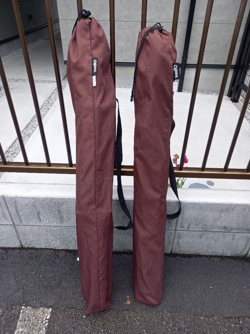 Ogawaオガワ　リラックスチェアアウトドアチェア ブラウン　２脚セット