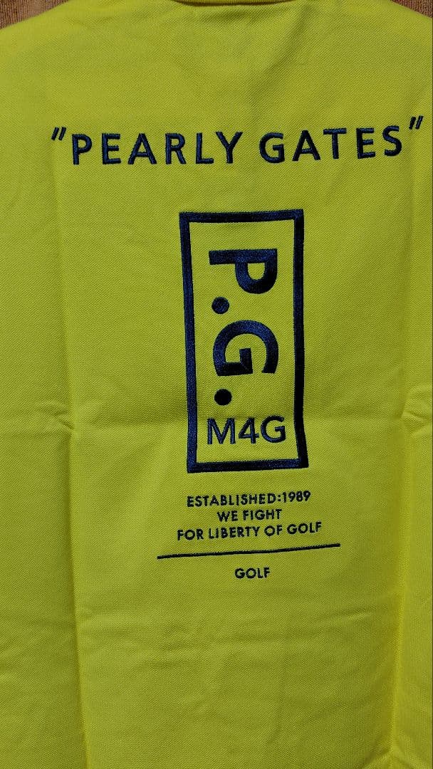 パーリーゲイツレディース半袖ポロシャツ　イエロー　サイズ2