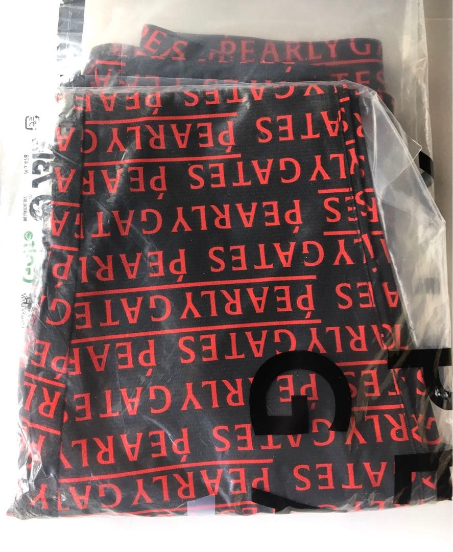 【PEARLY GATES】レディースメゾンロゴ柄ドビーストレッチロングパンツS