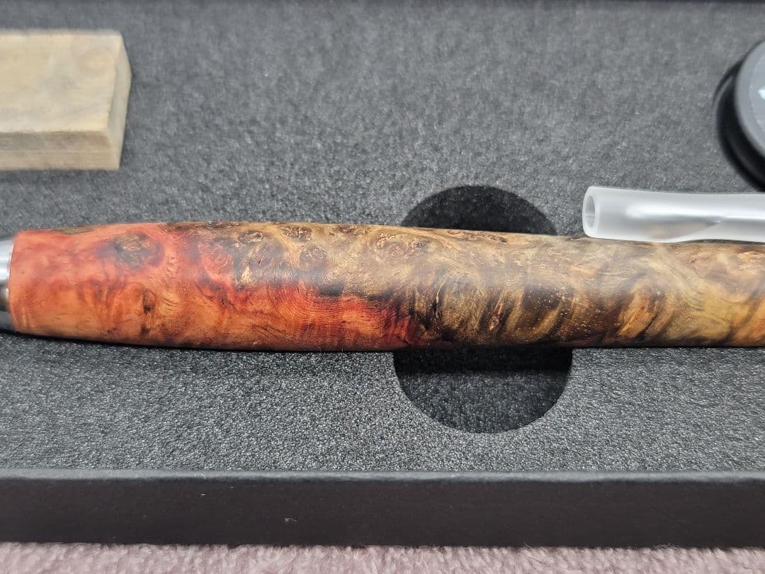 新品　こぶた工房　極上花梨瘤　トリコロール瘤　シャープペンシル0.5ミリ