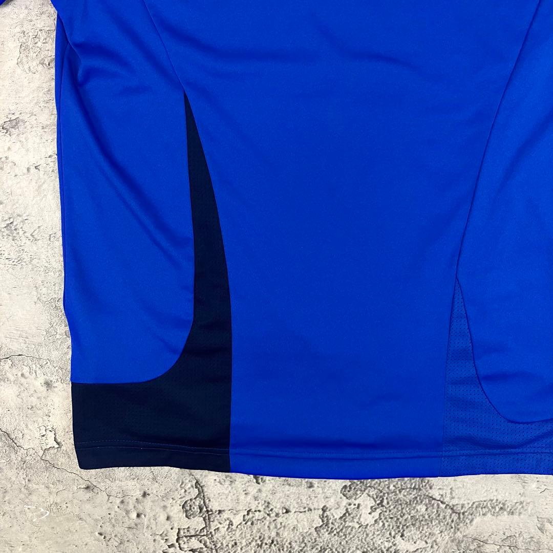 adidas チェルシーFC トレーニングシャツ 古着 企業ロゴ 三本線 ブルー