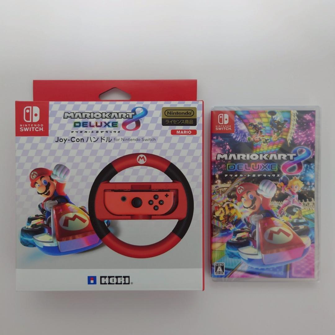 Switch マリオカート8 + ジョイコンハンドル マリオ セット