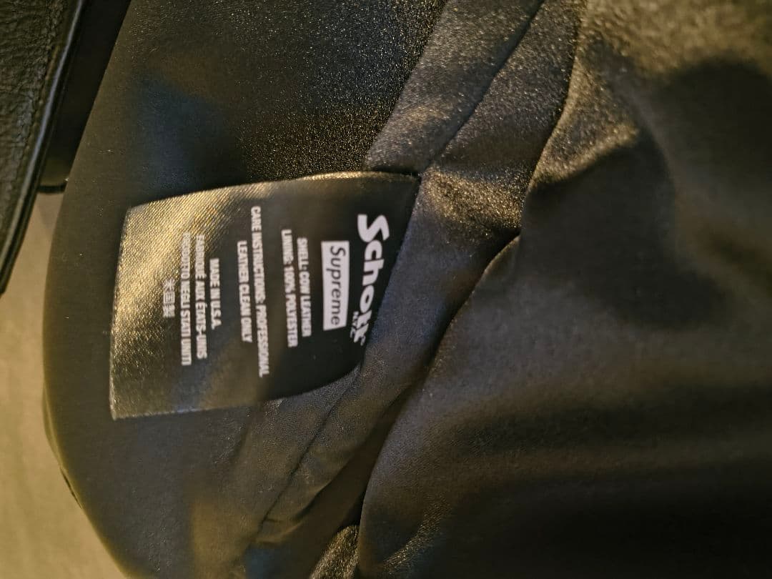 Supreme Schott Leather Car Coat キムタク 26