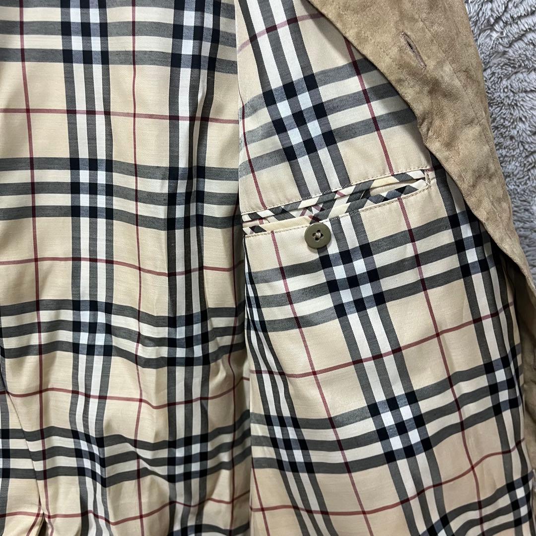 古着　Burberry バーバリーロンドン　レザー　スウェードジャケット