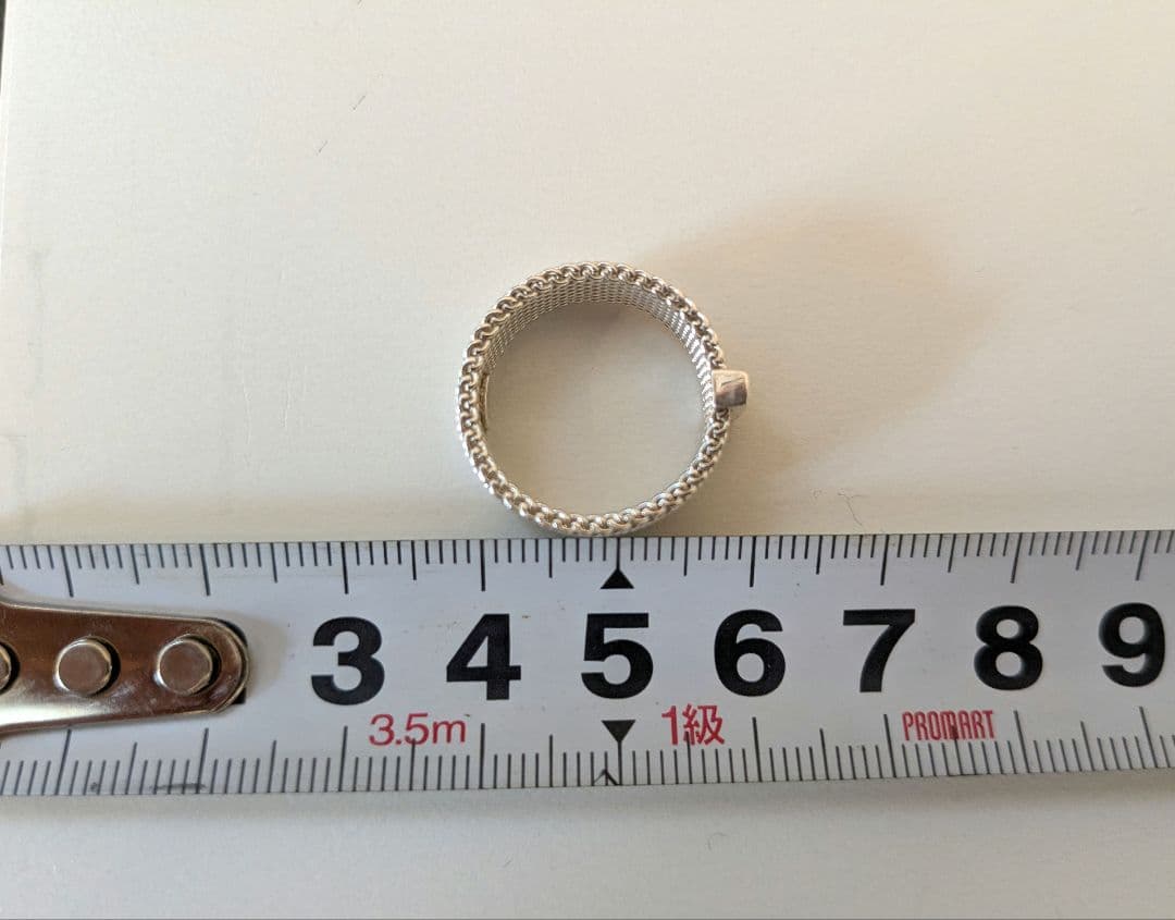 【美品　廃盤】Tiffany & Co. サマセットリング　4Pダイヤ 11号