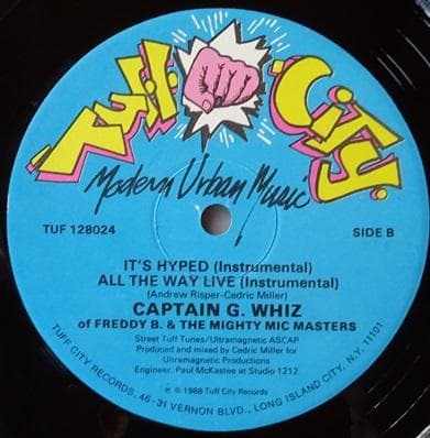 洋楽 CAPTAIN G. WHIZ/IT'S HYED/ALL THE WAY